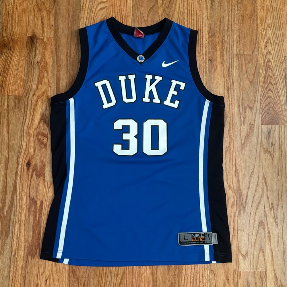 Men’s Nike Elite Duke Blue Devils Basketball Jersey “#30” Jon Sheyer szL